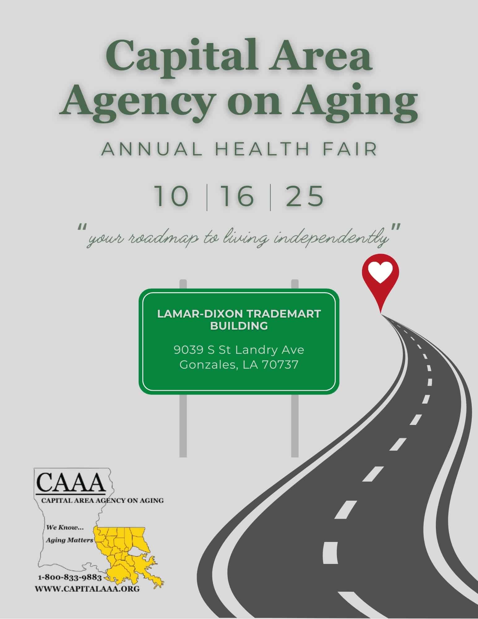 2025 CAAA Annual Health Fair Save the Date